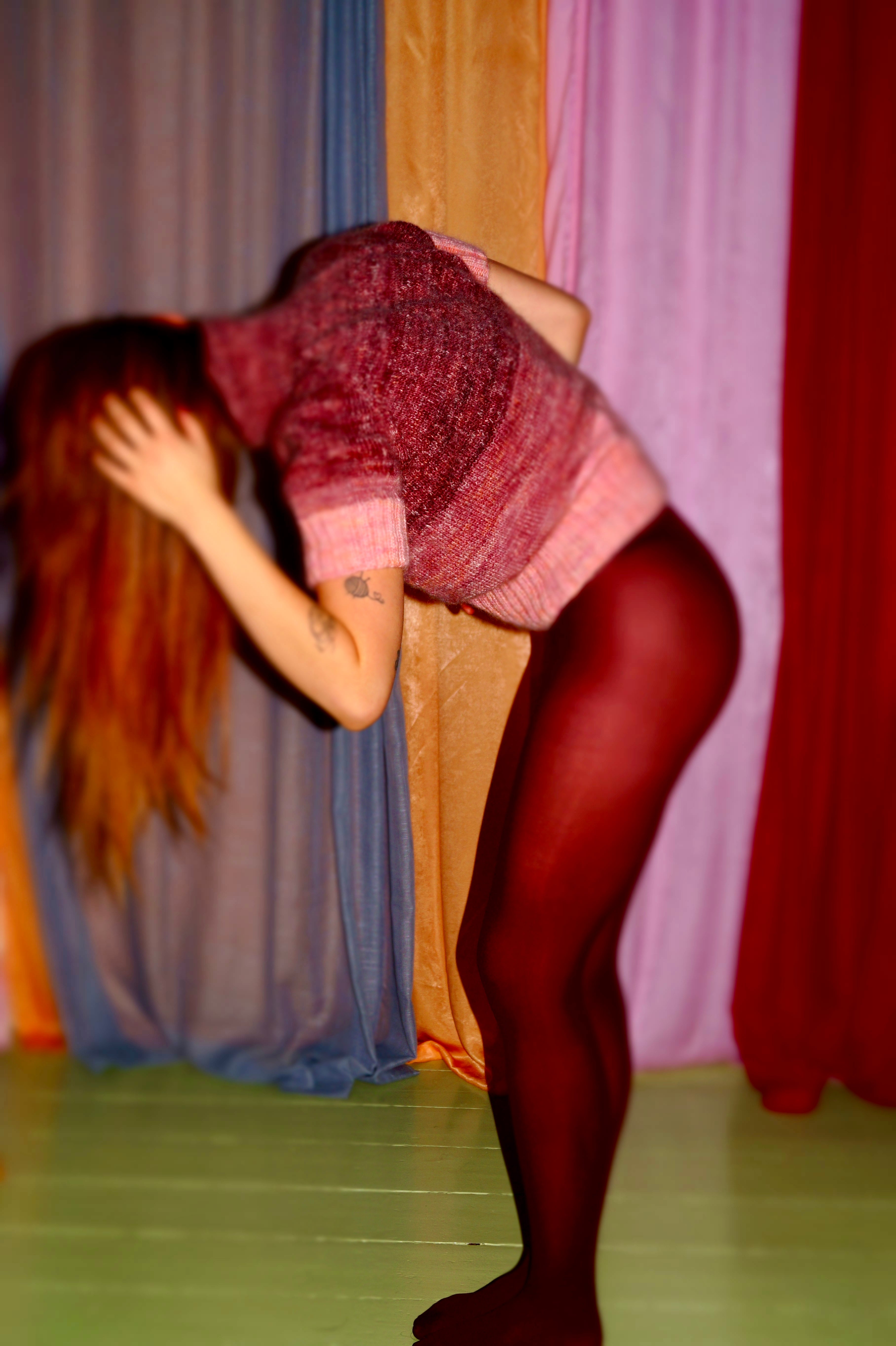 Hand-Dyed Turtleneck Tee