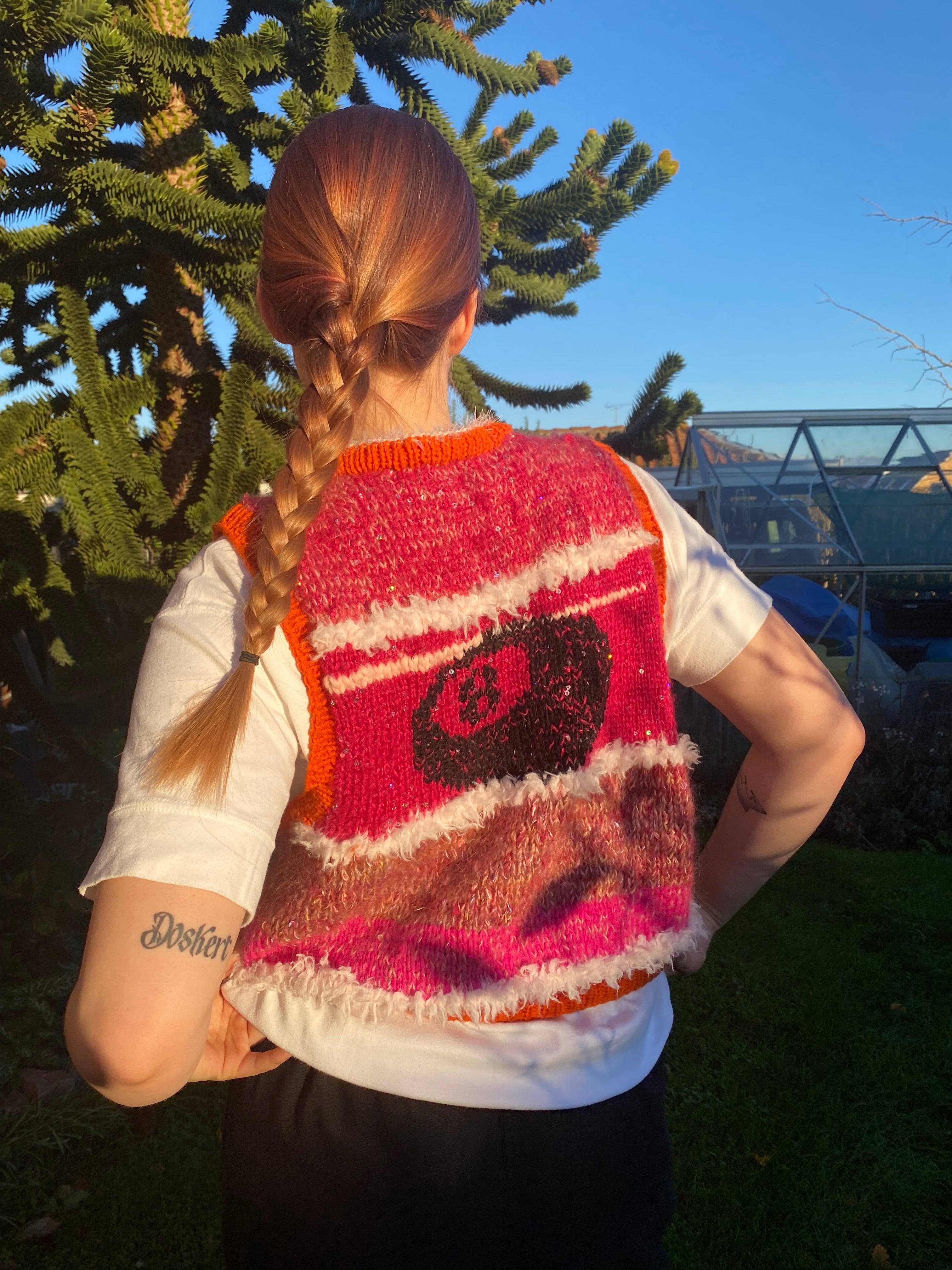 8-Ball Scrap Yarn Vest