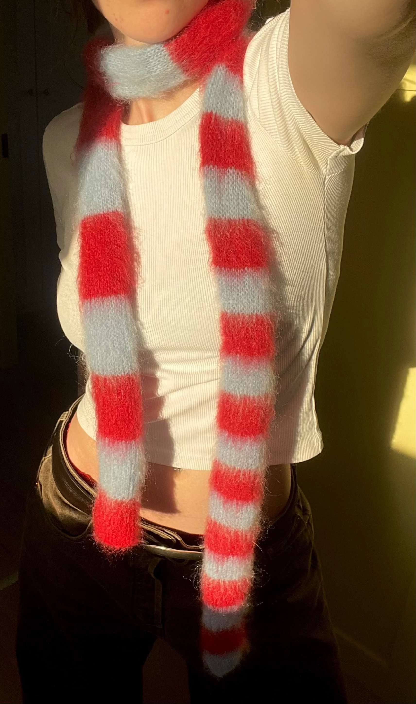 Wispy Mohair Scarf