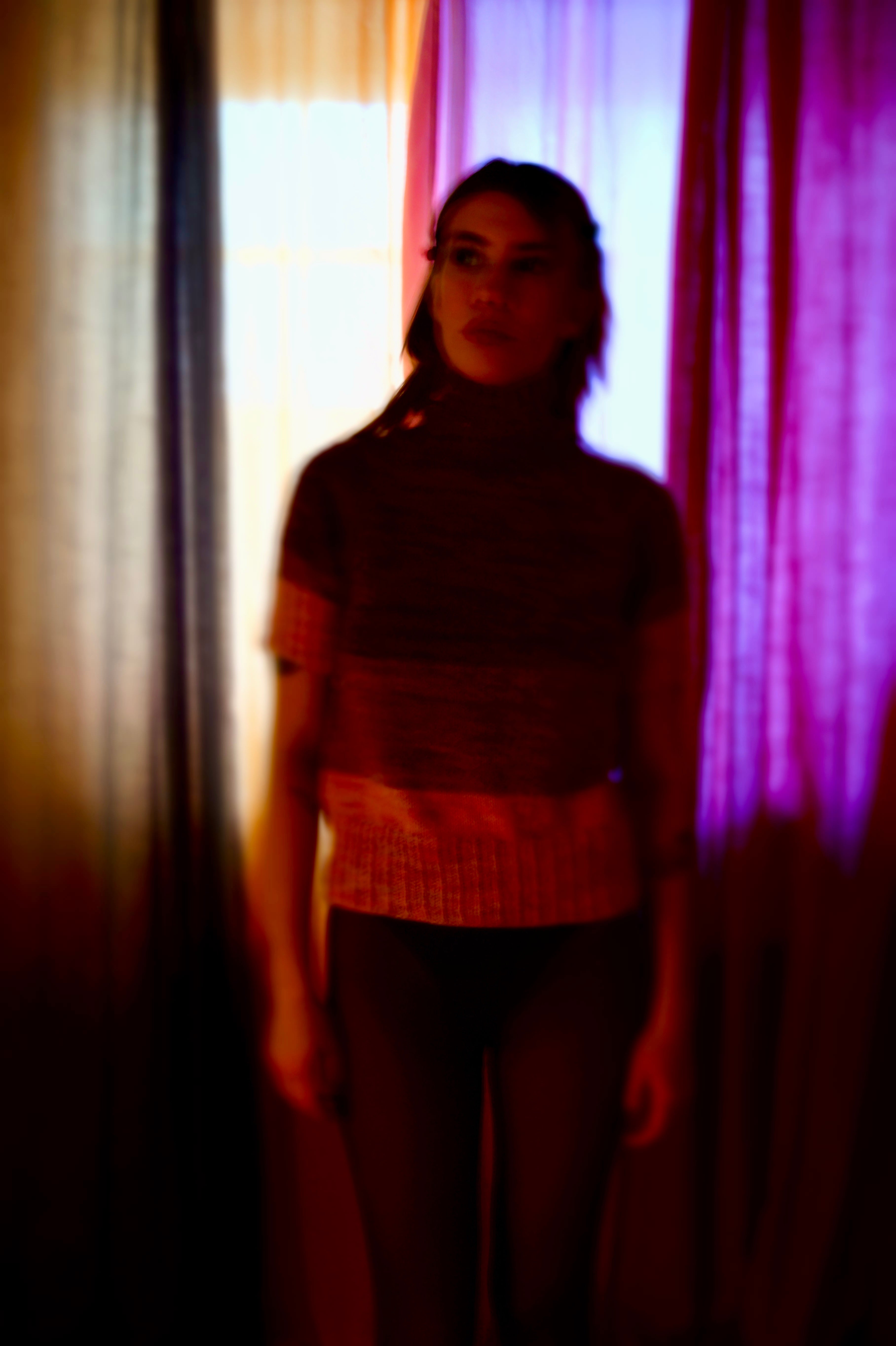 Hand-Dyed Turtleneck Tee