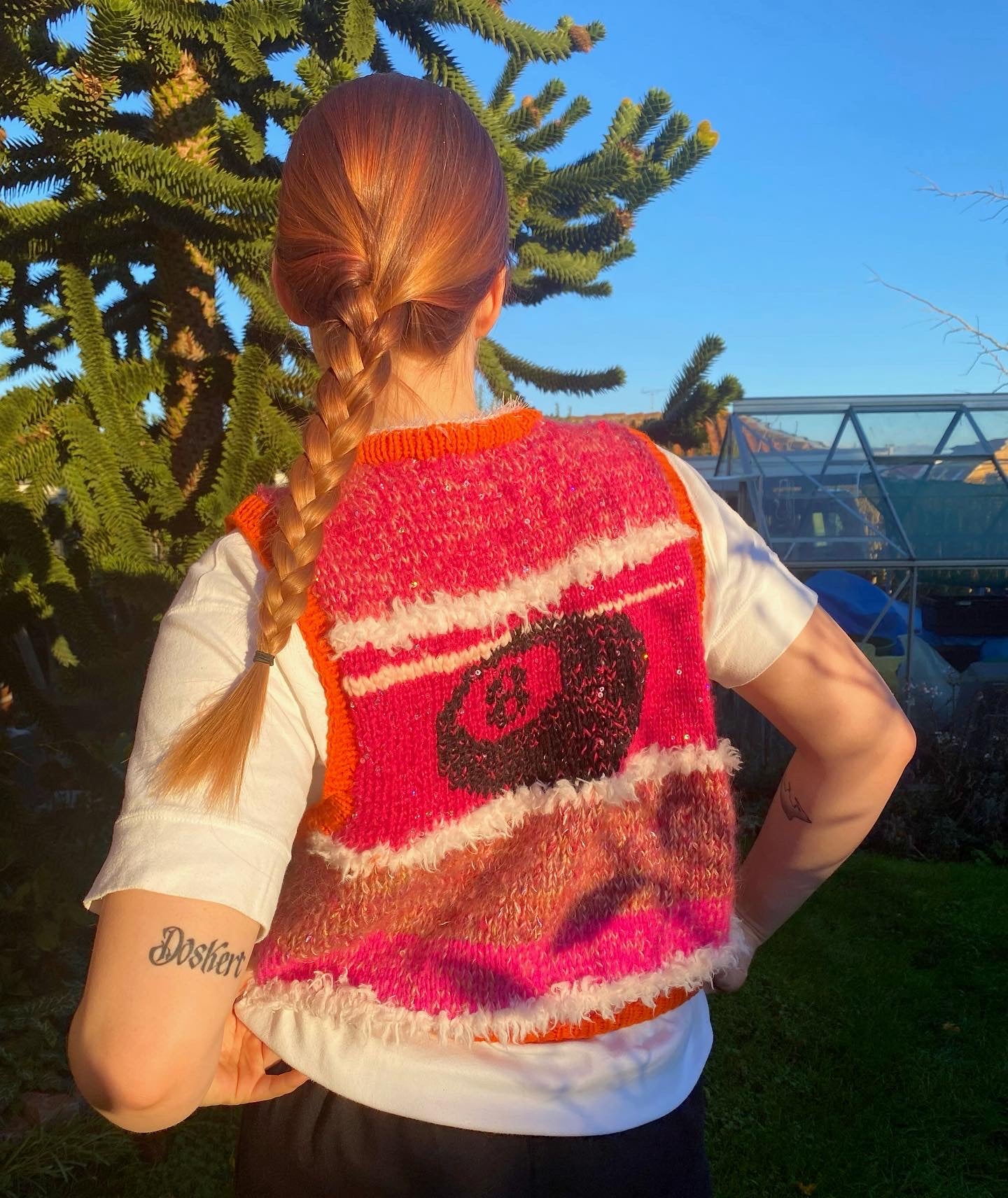 8-Ball Scrap Yarn Vest