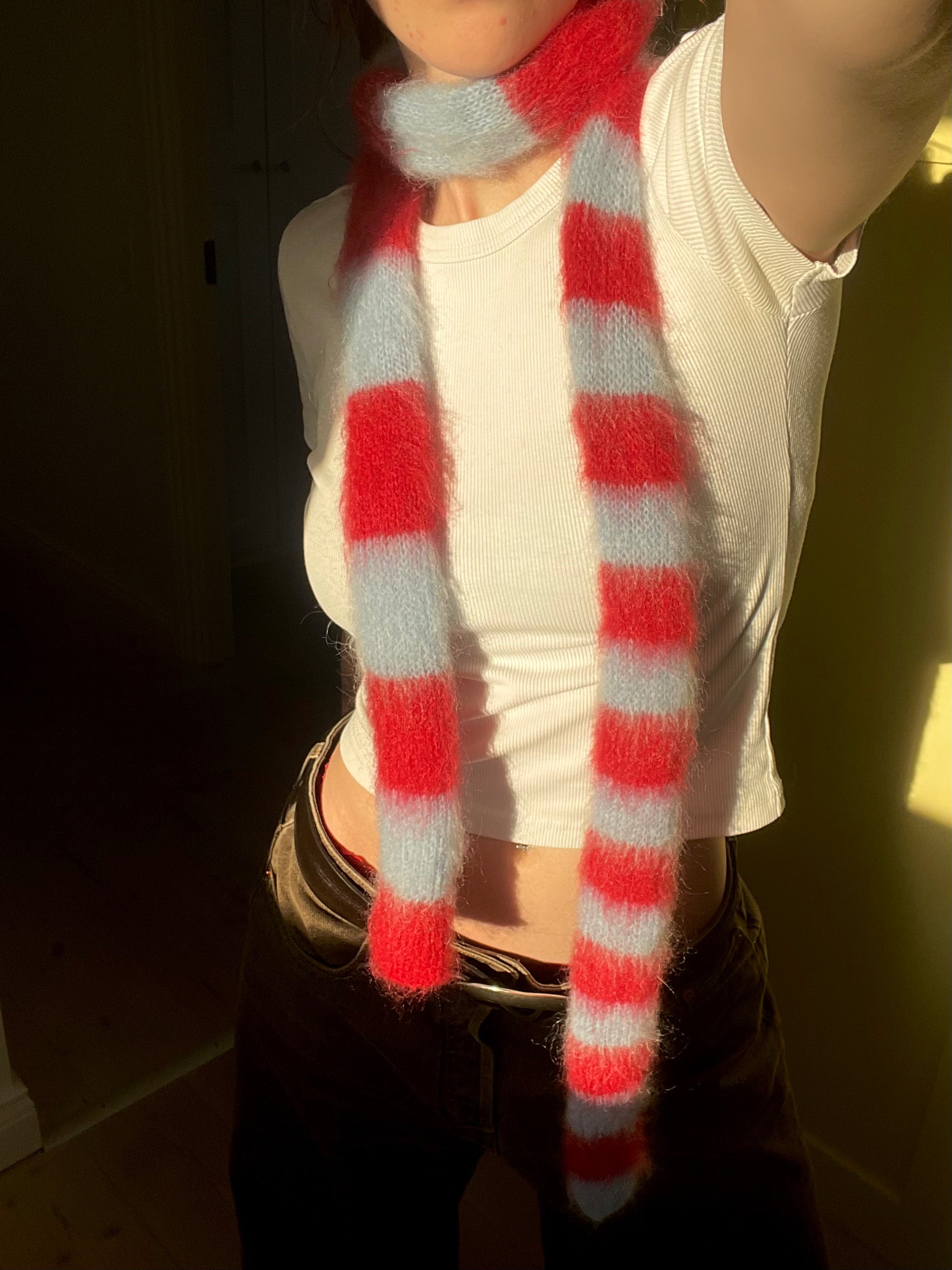 Wispy Mohair Scarf - English