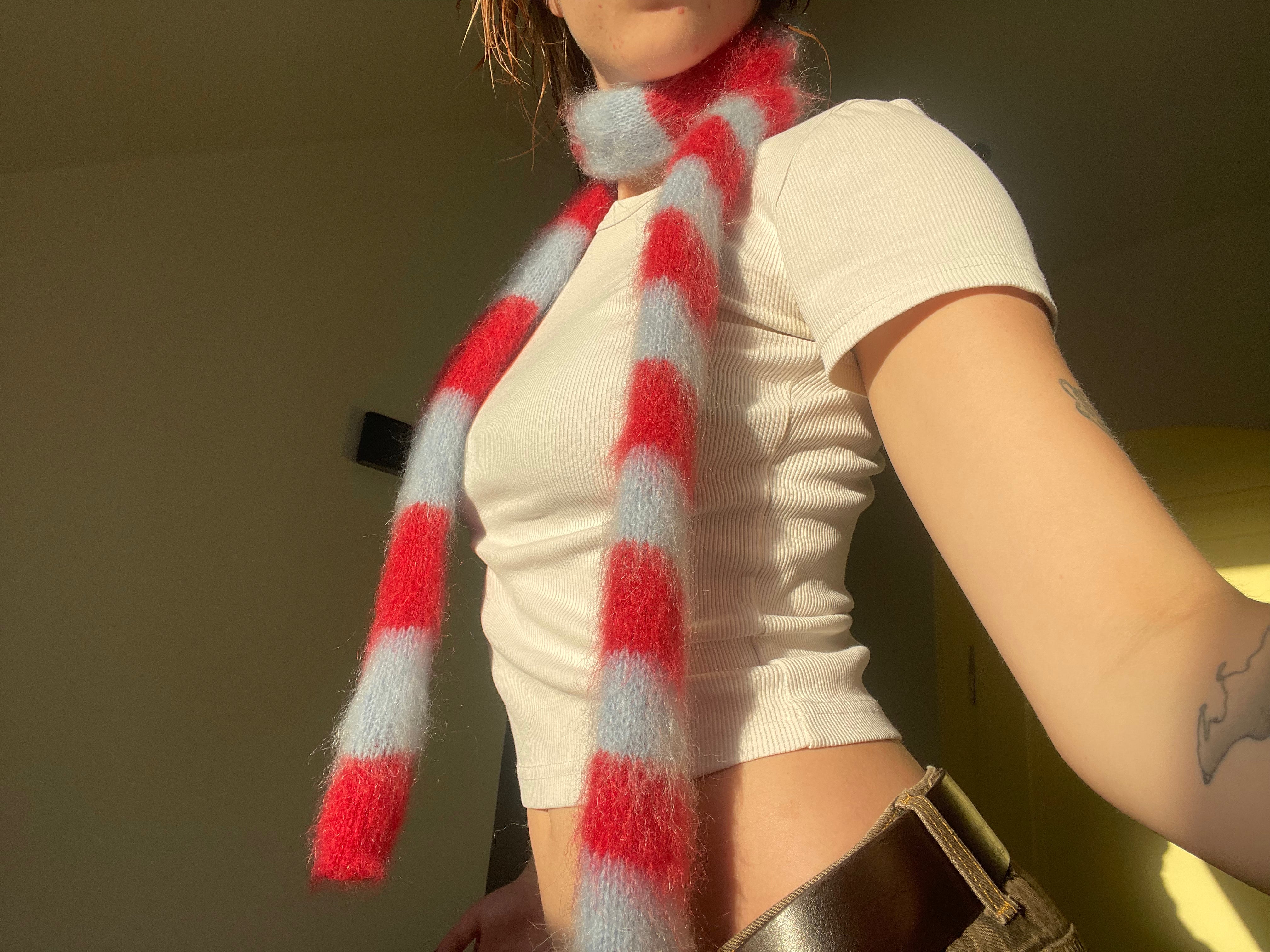 Wispy Mohair Scarf - Danish